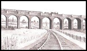 The Great Central passes over the LMS Railway
