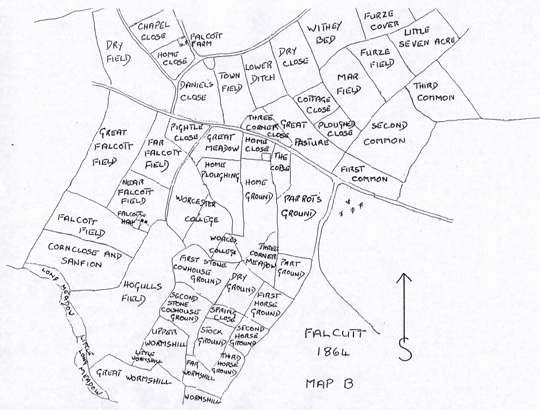 Map B - Falcutt 1864